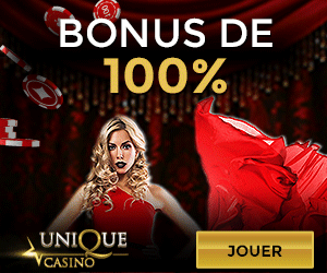 Un beau bonus de 200€ pour commencer sur Unique Casino